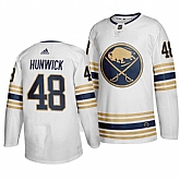 Sabres 48 Matt Hunwick White 50th anniversary Adidas Jersey Dzhi,baseball caps,new era cap wholesale,wholesale hats